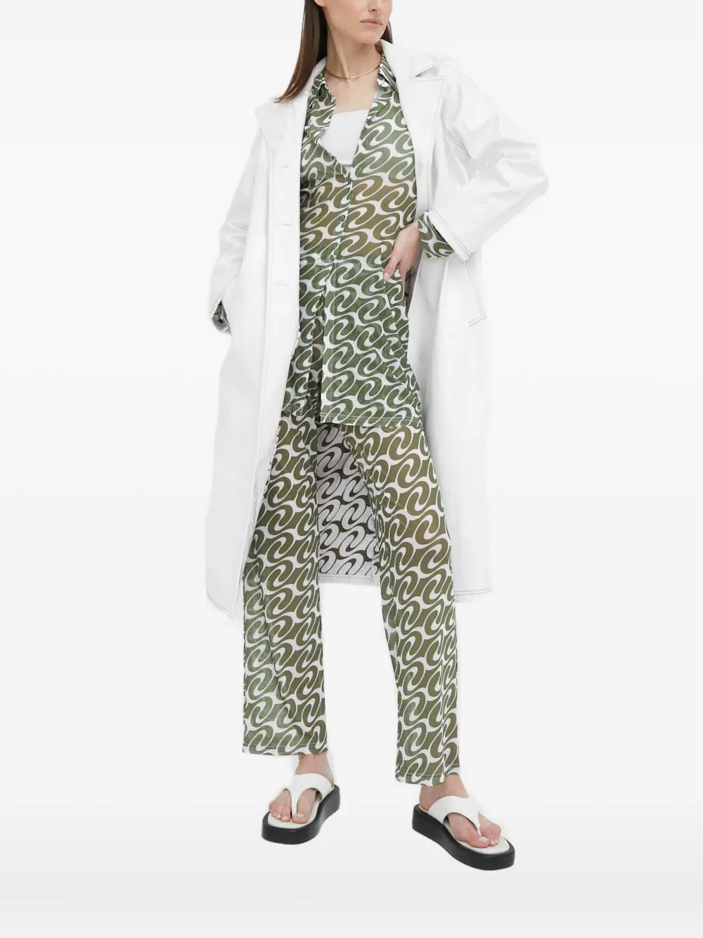 Однобортное пальто Résumé, белый
Однобортное пальто Résumé, белый