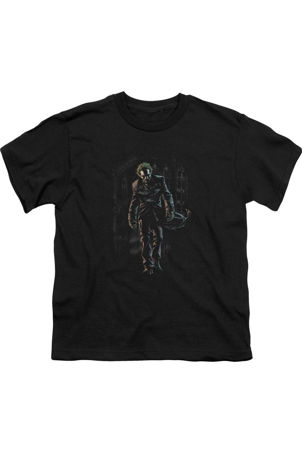 Футболка с коротким рукавом для подростков "Бэтмен и Джокер: Побег из Аркхэма" Gildan, черный
Футболка с коротким рукавом для подростков "Бэтмен и Джокер: Побег из Аркхэма" Gildan, черный
