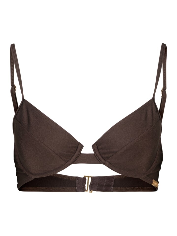 Верх бикини alife and kickin, коричневый
Верх бикини alife and kickin, коричневый