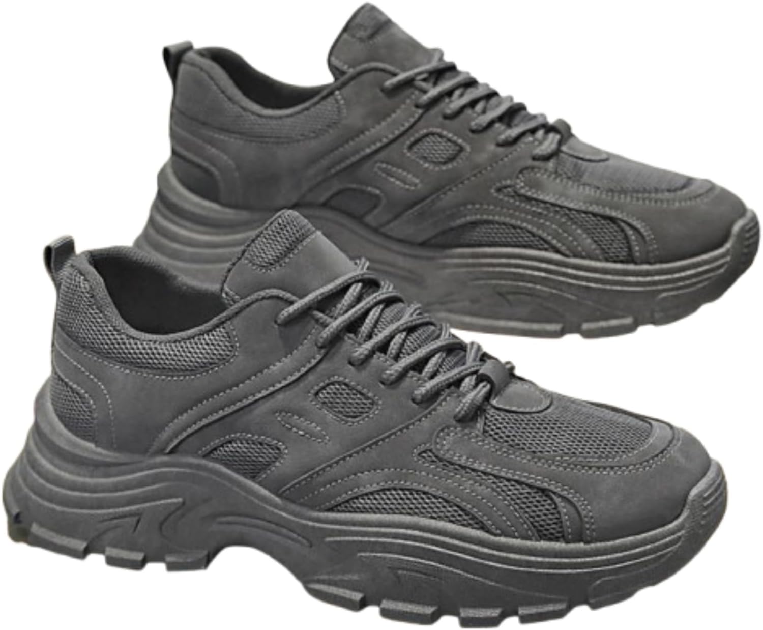 Мужские кроссовки с толстой подошвой для бега с дышащей конструкцией для тренировок в зале, спортивные кроссовки с улучшенной амортизацией и поддержкой Generic, темно-серый
Мужские кроссовки с толстой подошвой для бега с дышащей конструкцией для тренировок в зале, спортивные кроссовки с улучшенной амортизацией и поддержкой Generic, темно-серый