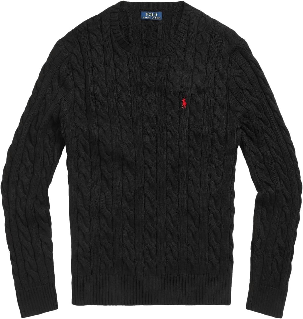 Polo Ralph Lauren мужской свитер из хлопка с косой вязкой, Ralph Lauren Black
Polo Ralph Lauren мужской свитер из хлопка с косой вязкой, Ralph Lauren Black