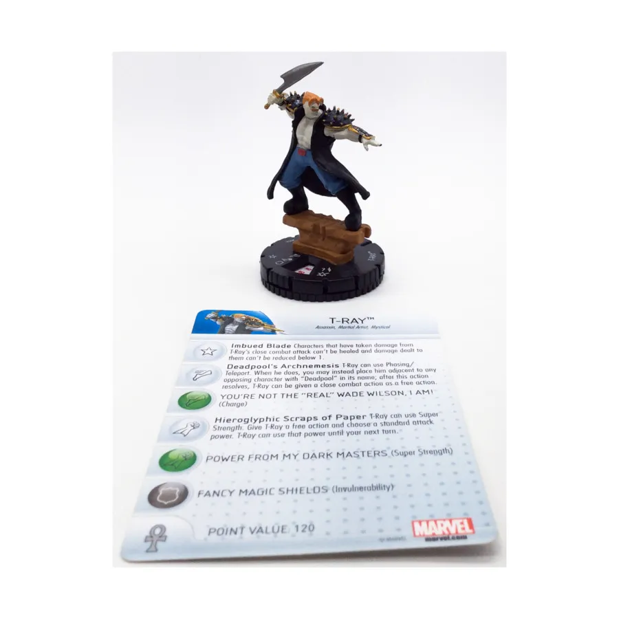Ти-Рэй (SR), Marvel HeroClix - Deadpool - Singles
Ти-Рэй (SR), Marvel HeroClix - Deadpool - Singles