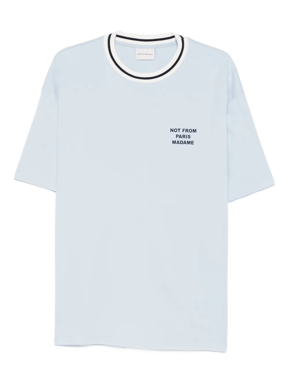 Футболка-рингер с спортивным слоганом Drôle De Monsieur, синий
Футболка-рингер с спортивным слоганом Drôle De Monsieur, синий