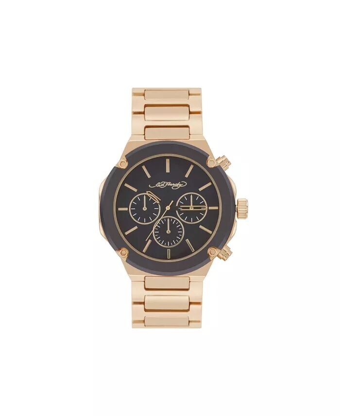 Мужские часы-браслет из матового золотистого металла, 46 мм Ed Hardy
Мужские часы-браслет из матового золотистого металла, 46 мм Ed Hardy