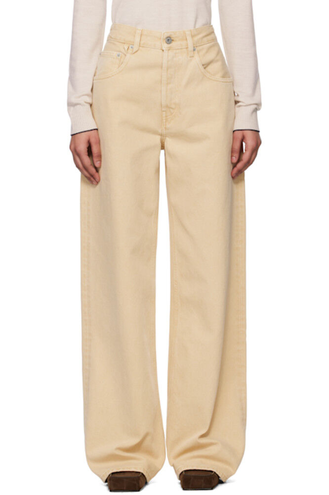 Бежевые джинсы La Croisière 'The Wide de Nîmes' JACQUEMUS
Бежевые джинсы La Croisière 'The Wide de Nîmes' JACQUEMUS