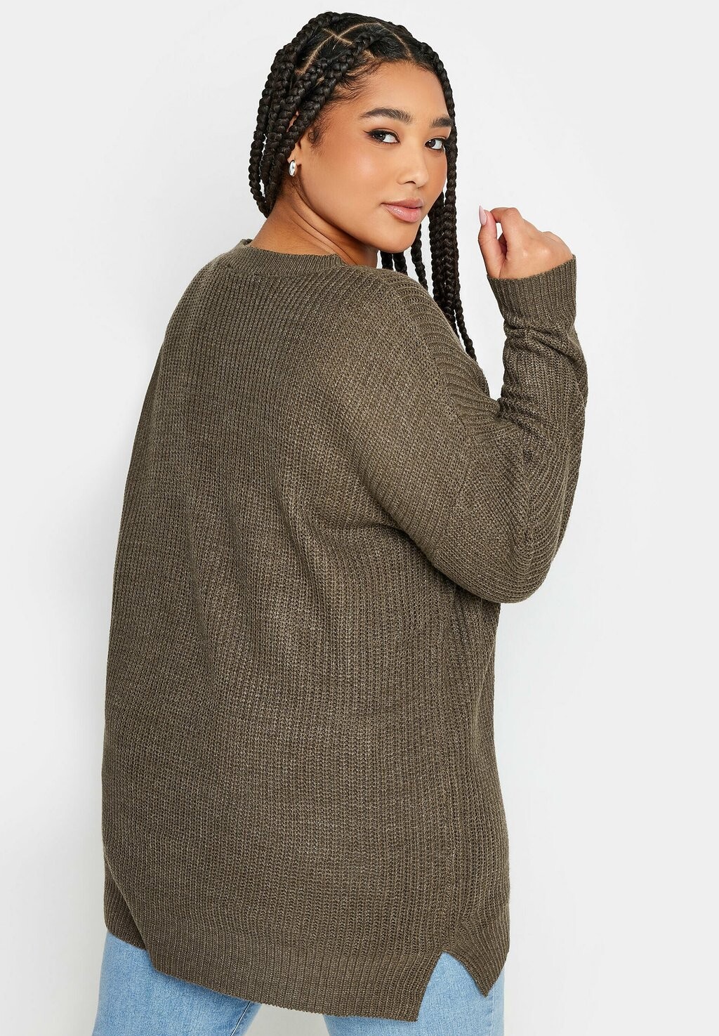 Джемпер Yours Clothing, коричневый
Джемпер Yours Clothing, коричневый