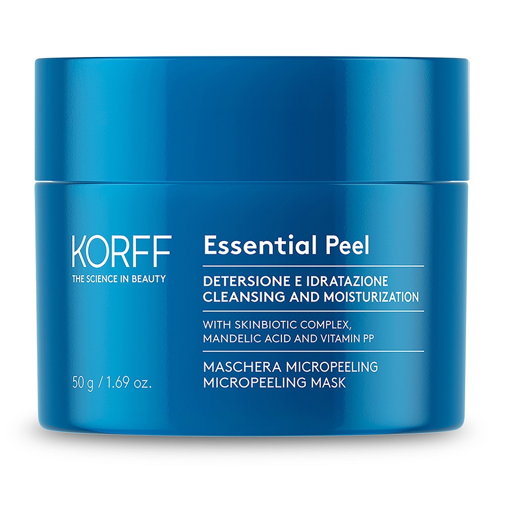 Отшелушивающая маска с микрочастицами essential peel micropeeling mask Korff, вес 50 гр.
Отшелушивающая маска с микрочастицами essential peel micropeeling mask Korff, вес 50 гр.