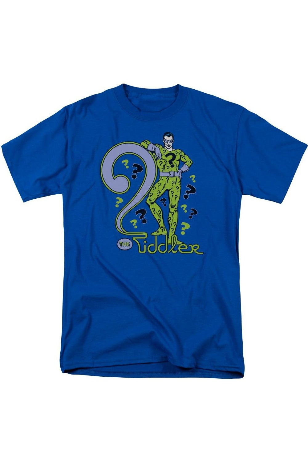 Футболка с коротким рукавом для взрослых DC Comics The Riddler Gildan, синий
Футболка с коротким рукавом для взрослых DC Comics The Riddler Gildan, синий