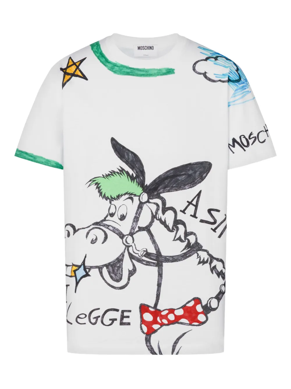 Футболка с принтом Moschino, белый
Футболка с принтом Moschino, белый