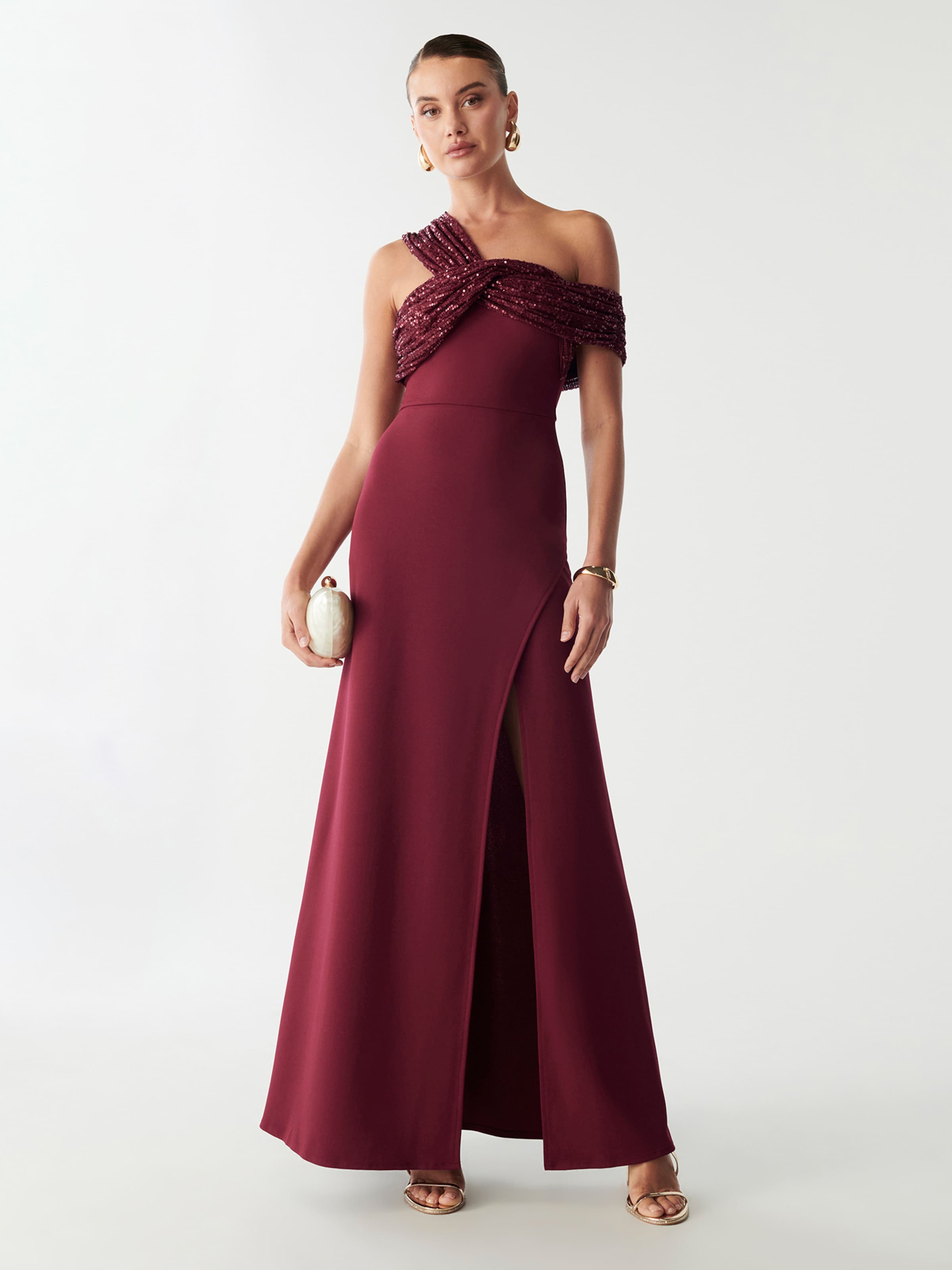 BWLDR Вечернее платье 'Trisha' в бордовом цвете
BWLDR Вечернее платье 'Trisha' в бордовом цвете