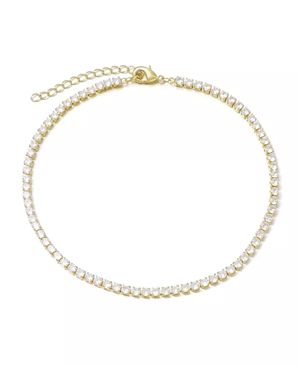 Золотой браслет на лодыжку с хрустальной теннисной цепочкой Adornia, gold
Золотой браслет на лодыжку с хрустальной теннисной цепочкой Adornia, gold