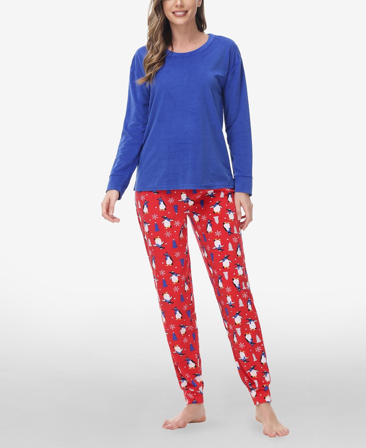 Женский топ с круглым вырезом с длинными рукавами и джоггерами, комплект из 2 шт. INK+IVY
Женский топ с круглым вырезом с длинными рукавами и джоггерами, комплект из 2 шт. INK+IVY