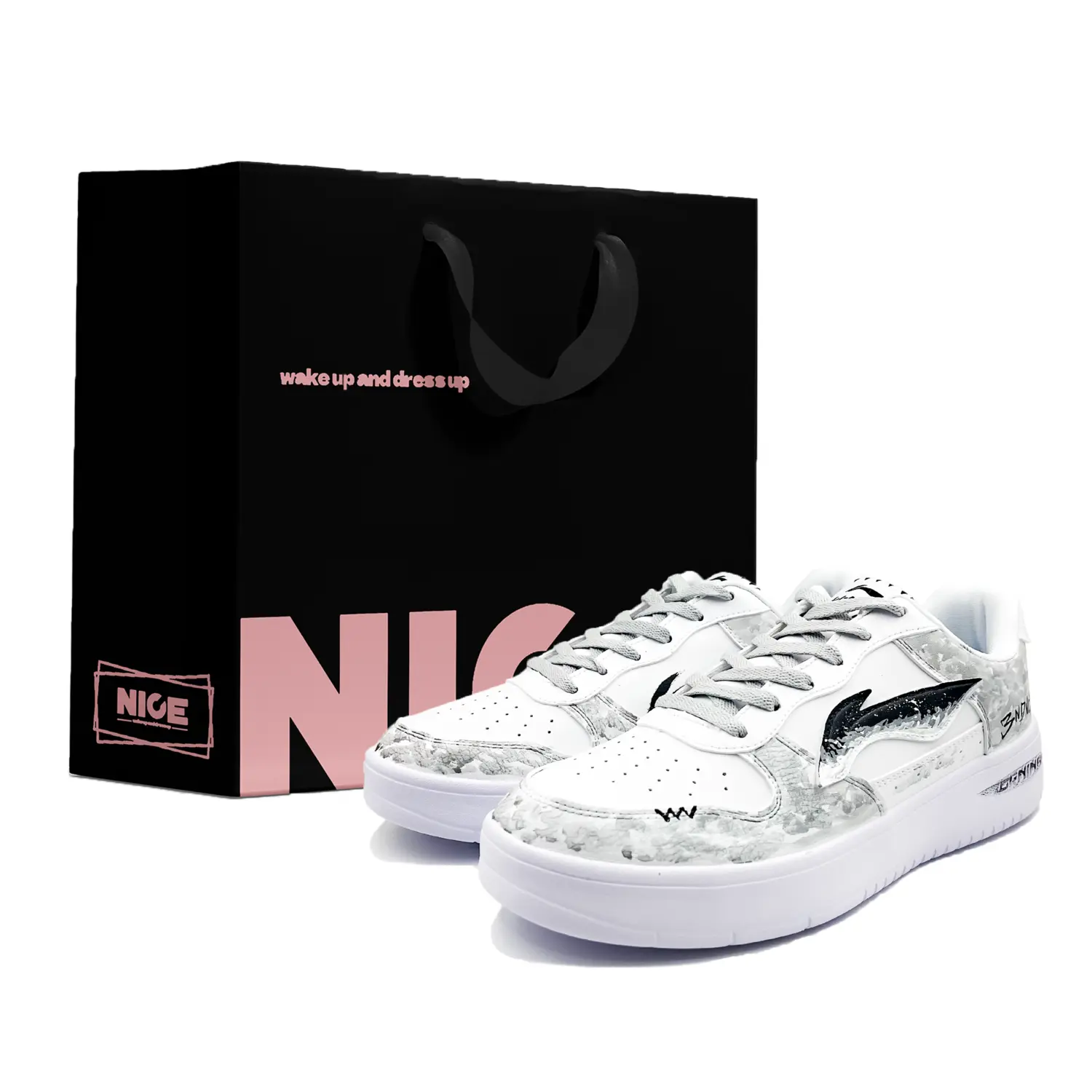 LINING Кроссовки для скейтбординга Pontoon Boats, нескользящие, износостойкие, дышащие, с низким верхом, мужские, черные, белые, серые
LINING Кроссовки для скейтбординга Pontoon Boats, нескользящие, износостойкие, дышащие, с низким верхом, мужские, черные, белые, серые