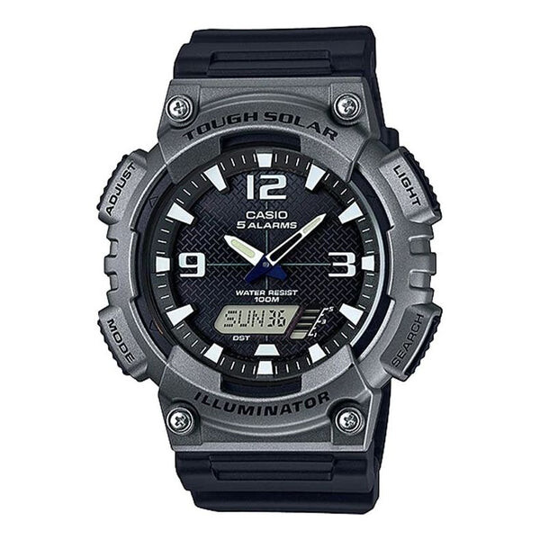 Часы CASIO Analog Solar Powered Waterproof Sports Mens Black Analog/Digital Combo, черный
Часы CASIO Analog Solar Powered Waterproof Sports Mens Black Analog/Digital Combo, черный