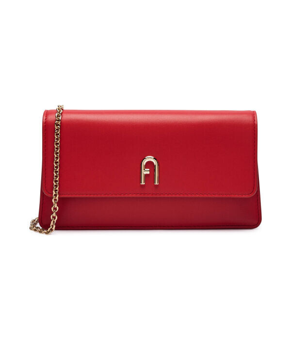 Сумка-клатч Furla Diamond кожаная на цепочке, красный
Сумка-клатч Furla Diamond кожаная на цепочке, красный