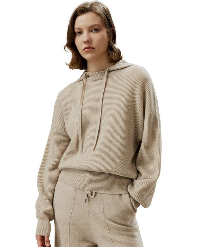 Женская съемная худи из 100% кашемира LILYSILK, тан/бежевый
Женская съемная худи из 100% кашемира LILYSILK, тан/бежевый