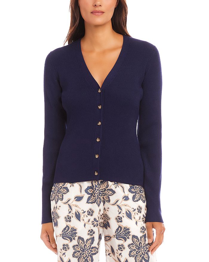 Рельефный кардиган с V-образным вырезом Karen Kane, синий
Рельефный кардиган с V-образным вырезом Karen Kane, синий