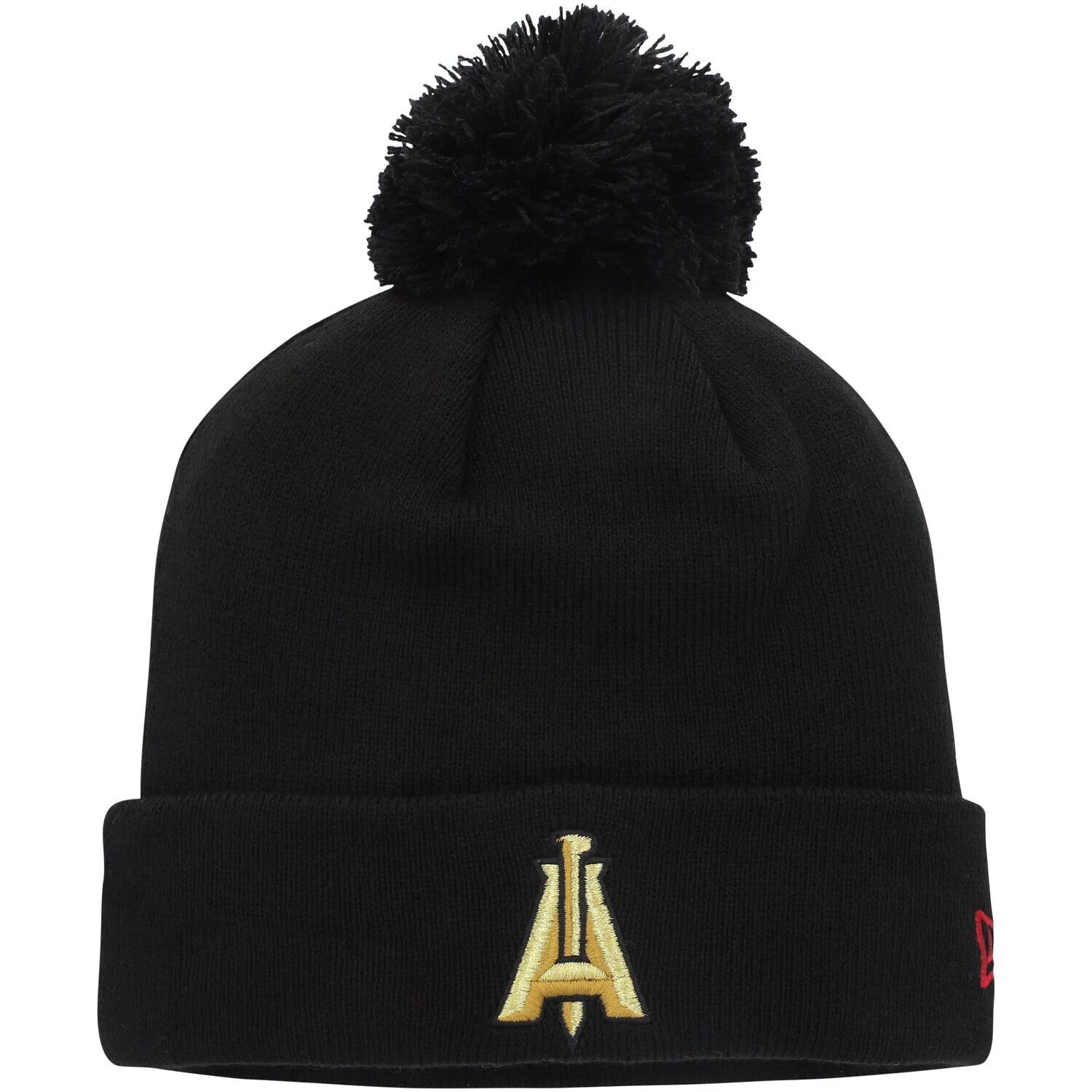 Мужская черная вязаная шапка New Era Atlanta United FC с манжетами на крючках и помпоном
Мужская черная вязаная шапка New Era Atlanta United FC с манжетами на крючках и помпоном