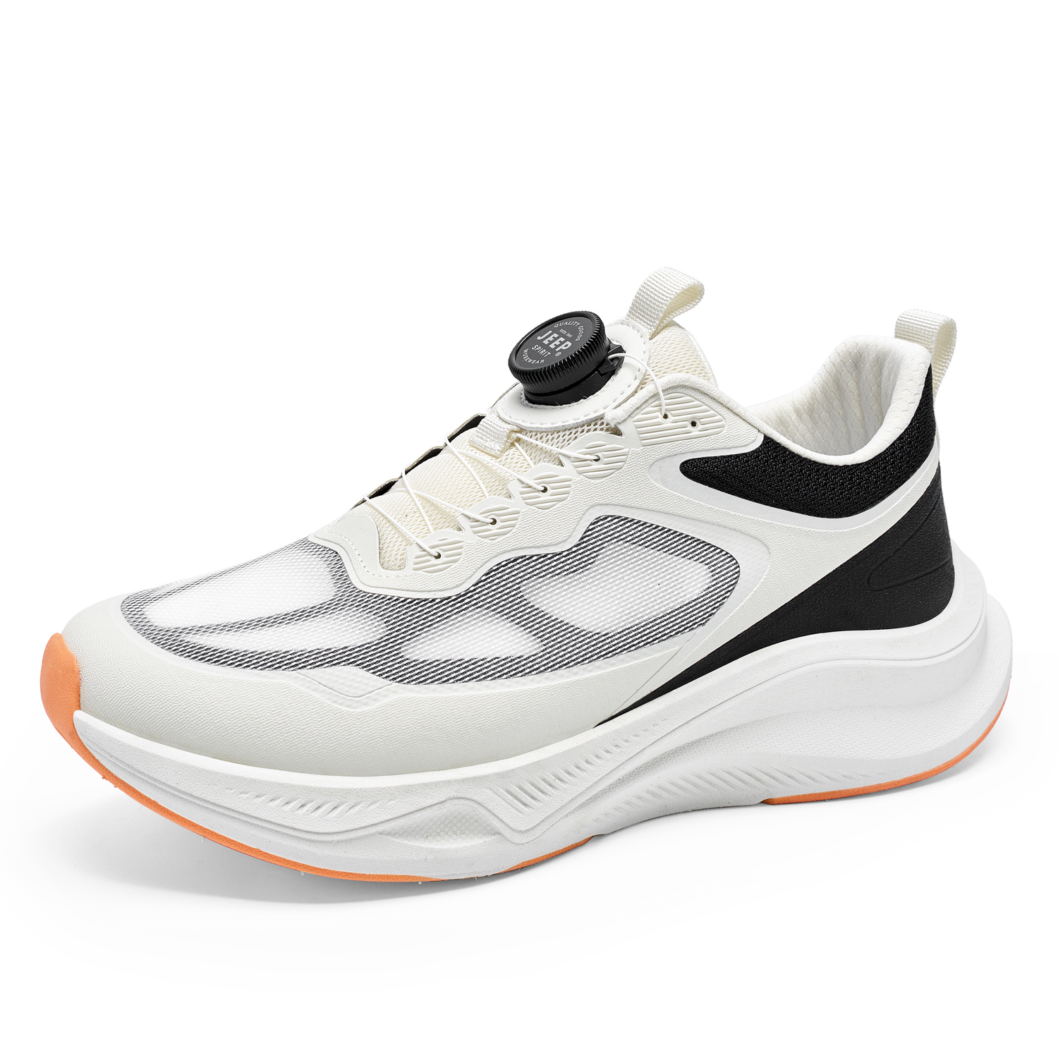 JEEP SPIRIT Черный миф амортизирующие нескользящие легкие беговые кроссовки мужские премиум белый дышащий сетчатый материал, цвет Premium White-Breathable Mesh
JEEP SPIRIT Черный миф амортизирующие нескользящие легкие беговые кроссовки мужские премиум белый дышащий сетчатый материал, цвет Premium White-Breathable Mesh