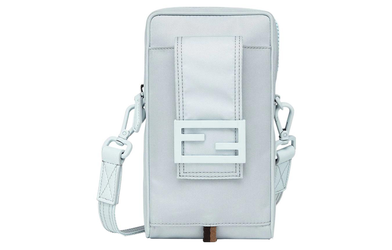 FENDI Нейлоновая с кожаной отделкой сумка-сумка-багет через плечо на одно плечо чехол для телефона мужская светло-голубая
FENDI Нейлоновая с кожаной отделкой сумка-сумка-багет через плечо на одно плечо чехол для телефона мужская светло-голубая