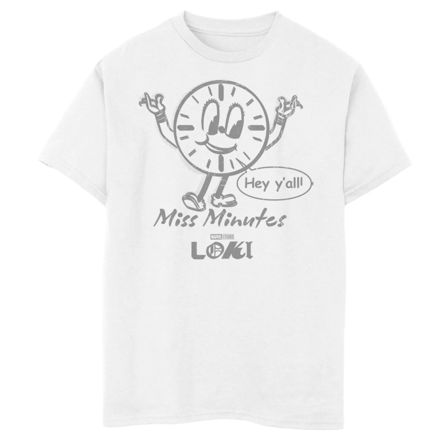 Футболка с изображением талисмана Marvel Studios Loki Miss Minutes для мальчиков 8–20 лет Marvel
Футболка с изображением талисмана Marvel Studios Loki Miss Minutes для мальчиков 8–20 лет Marvel