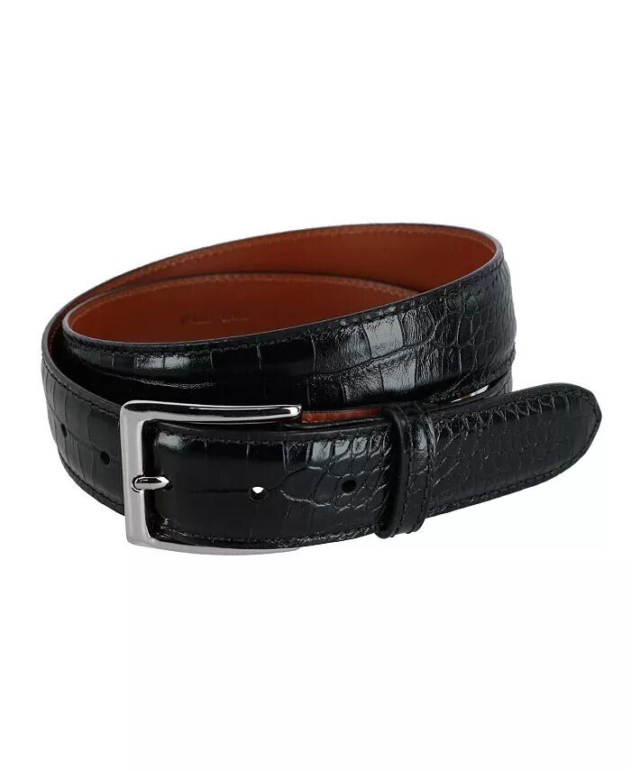 Мужской мини-ремень Chance из итальянской кожи с тиснением африканской аллигатора толщиной 35 мм TRAFALGAR, черный 
Мужской мини-ремень Chance из итальянской кожи с тиснением африканской аллигатора толщиной 35 мм TRAFALGAR, черный