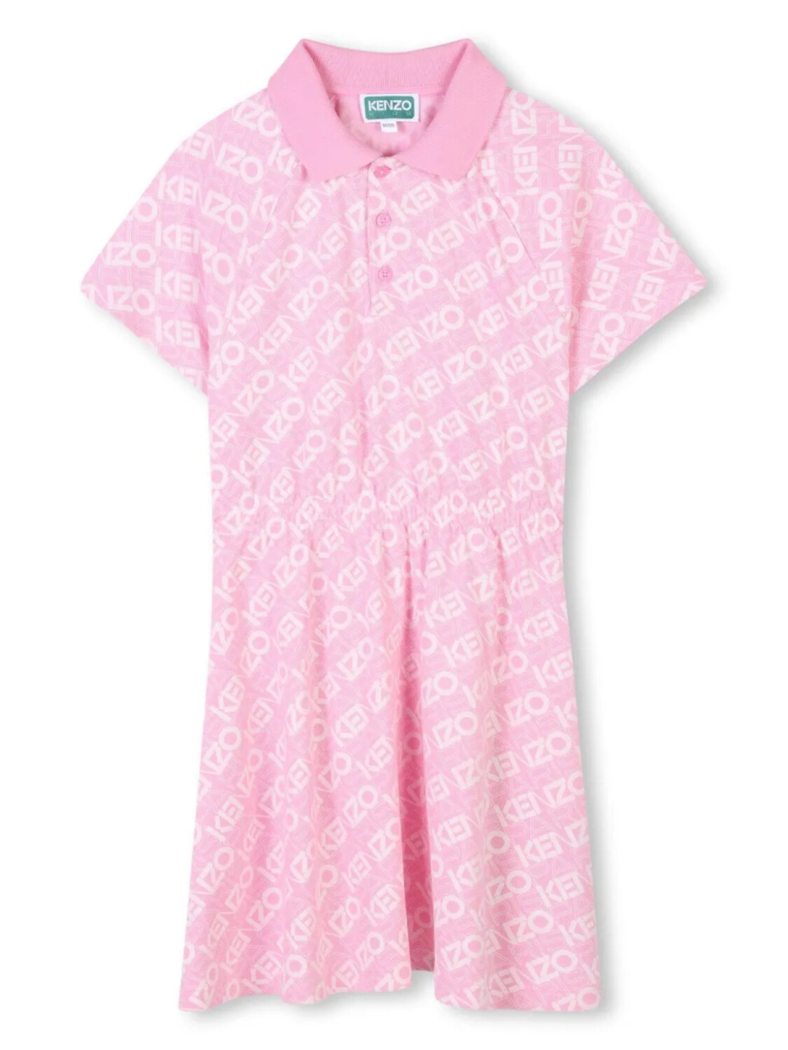 Kenzo Kids платье с воротником поло и логотипом, розовый
Kenzo Kids платье с воротником поло и логотипом, розовый