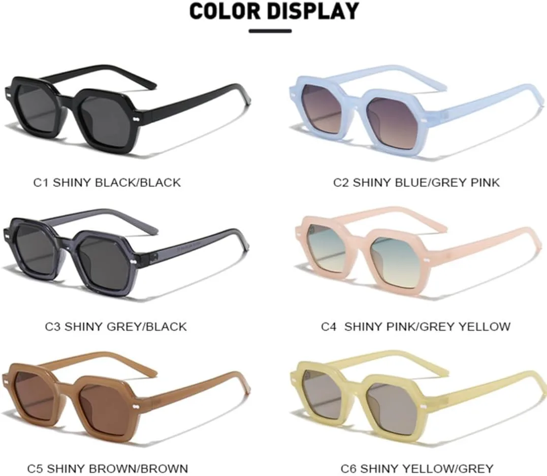 Ретро-модные солнцезащитные очки для женщин и мужчин, классический винтажный стиль, защита от УФ-излучения UV400, для активного отдыха VFDHN, Grey Black
Ретро-модные солнцезащитные очки для женщин и мужчин, классический винтажный стиль, защита от УФ-излучения UV400, для активного отдыха VFDHN, Grey Black