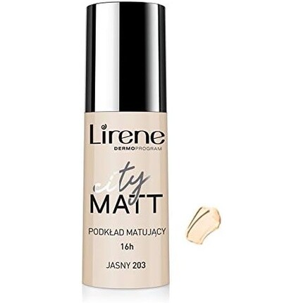 City Matt Smooth Light Fluid 203 30 мл, Lirene 
City Matt Smooth Light Fluid 203 30 мл, Lirene