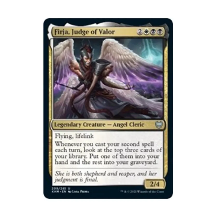 CCG Фирья, Судья доблести (U), MTG - Kaldheim 
CCG Фирья, Судья доблести (U), MTG - Kaldheim