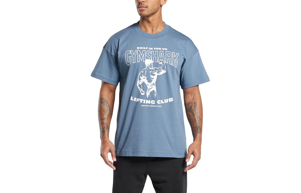 Футболка мужская синяя GYMSHARK
Футболка мужская синяя GYMSHARK