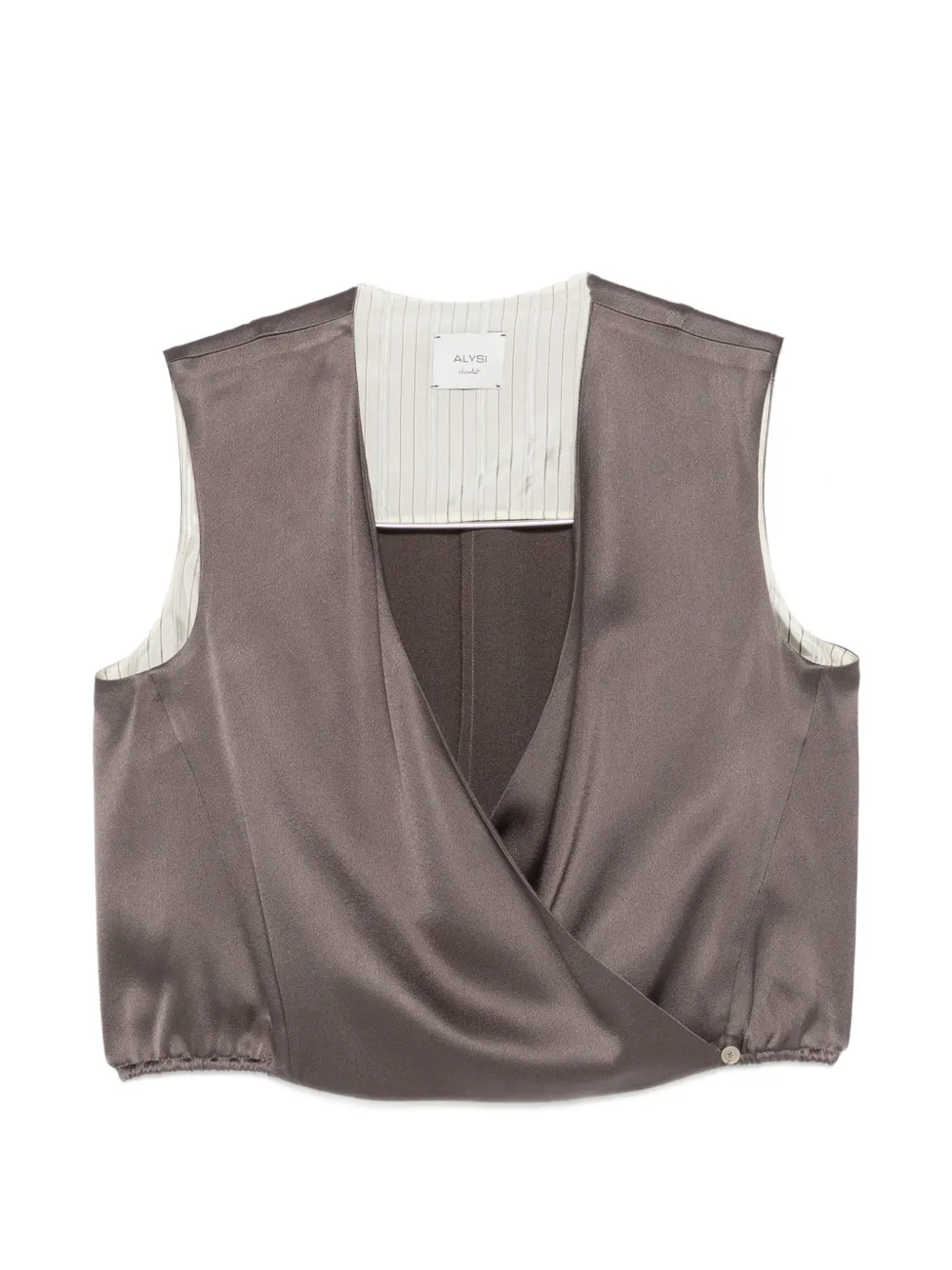 Топ с перекрестным дизайном Alysi, коричневый
Топ с перекрестным дизайном Alysi, коричневый