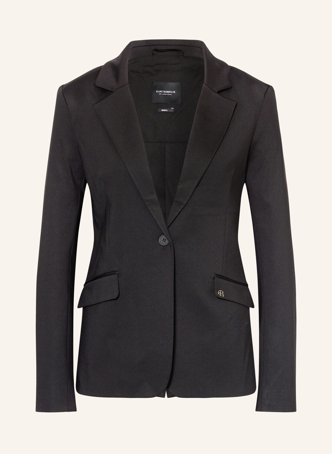 Блейзер Эрлаура Elias Rumelis, черный
Блейзер Эрлаура Elias Rumelis, черный
