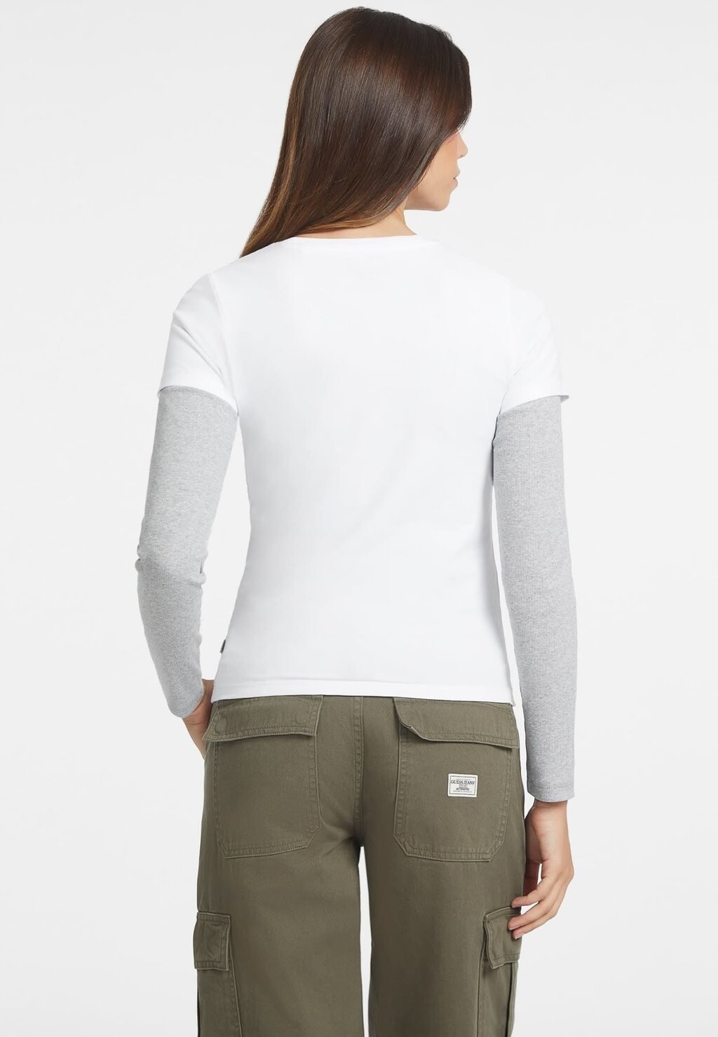 Базовая футболка CN SLIM AMERICA TEE Guess Jeans, белый
Базовая футболка CN SLIM AMERICA TEE Guess Jeans, белый