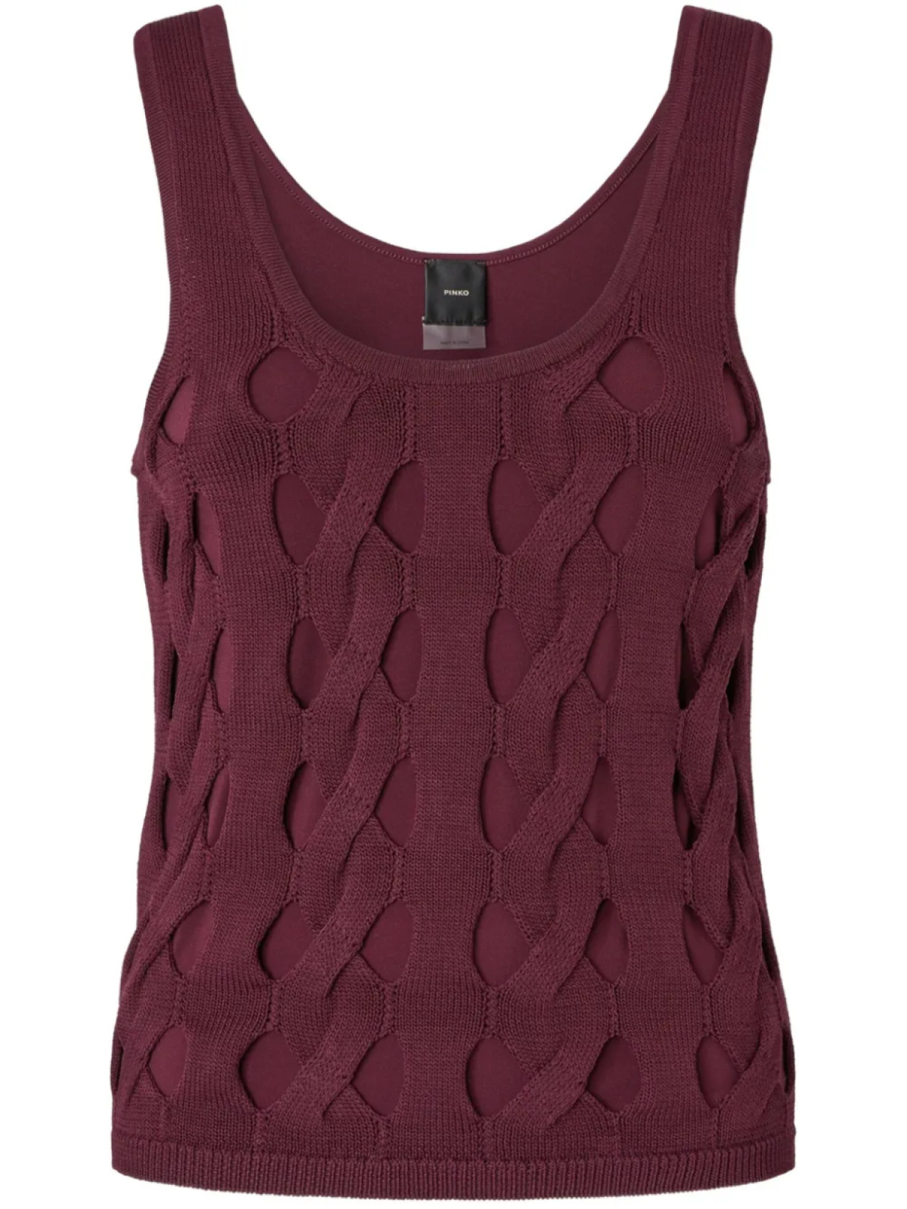 Топ ажурной вязки PINKO, красный
Топ ажурной вязки PINKO, красный