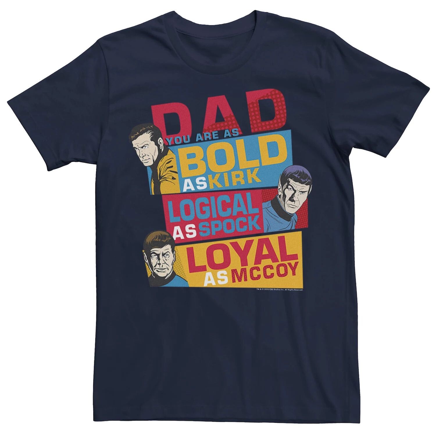 Мужская футболка из оригинального сериала «Звездный путь» Dad You Are Bold Licensed Character
Мужская футболка из оригинального сериала «Звездный путь» Dad You Are Bold Licensed Character