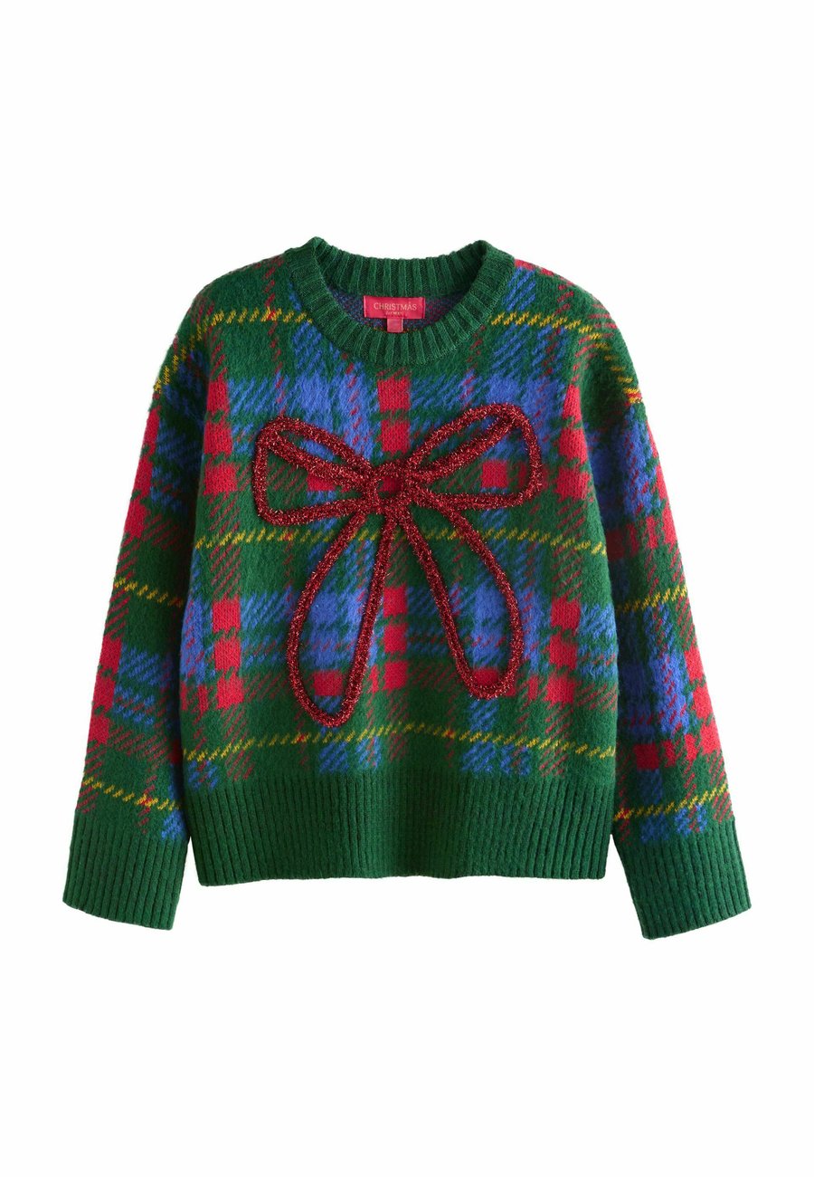 Джемпер Next Jumper, Green Tartan Tinsel Bow/Mottled Green
Джемпер Next Jumper, Green Tartan Tinsel Bow/Mottled Green