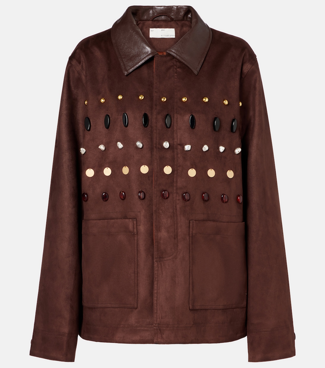 Куртка из искусственной замши с декором Xu Zhi, коричневый
Куртка из искусственной замши с декором Xu Zhi, коричневый