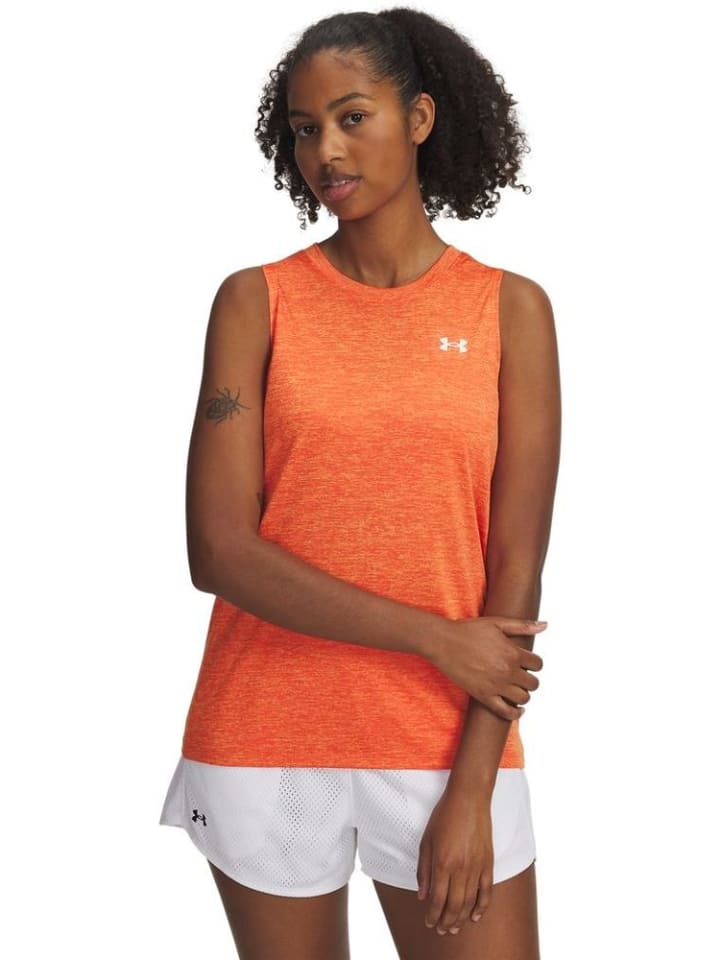 Under Armour Топ «Tech Tanktop Twist» оранжевого цвета
Under Armour Топ «Tech Tanktop Twist» оранжевого цвета