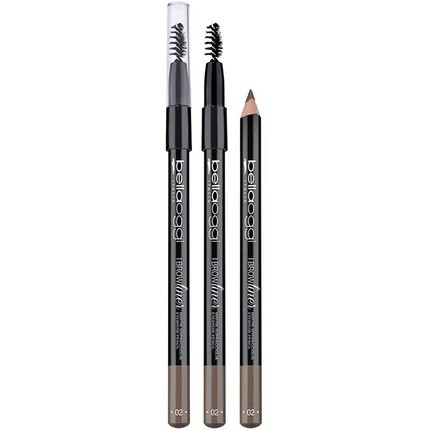 I Brow Liner Карандаш для бровей № 2 Коричневый/Каштановый, Bellaoggi
I Brow Liner Карандаш для бровей № 2 Коричневый/Каштановый, Bellaoggi