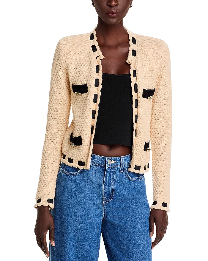 Кардиган Astor с контрастной отделкой L'AGENCE, коричневый/бежевый
Кардиган Astor с контрастной отделкой L'AGENCE, коричневый/бежевый