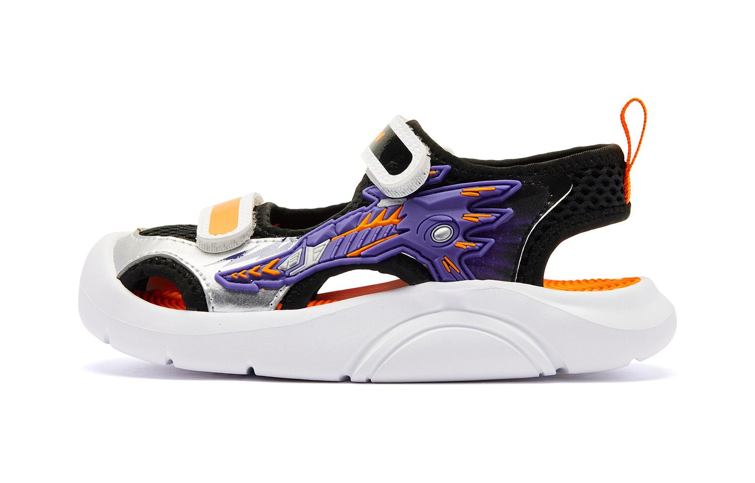 Детские сандалии для дошкольников Qiaodan, черный/фиолетовый
Детские сандалии для дошкольников Qiaodan, черный/фиолетовый