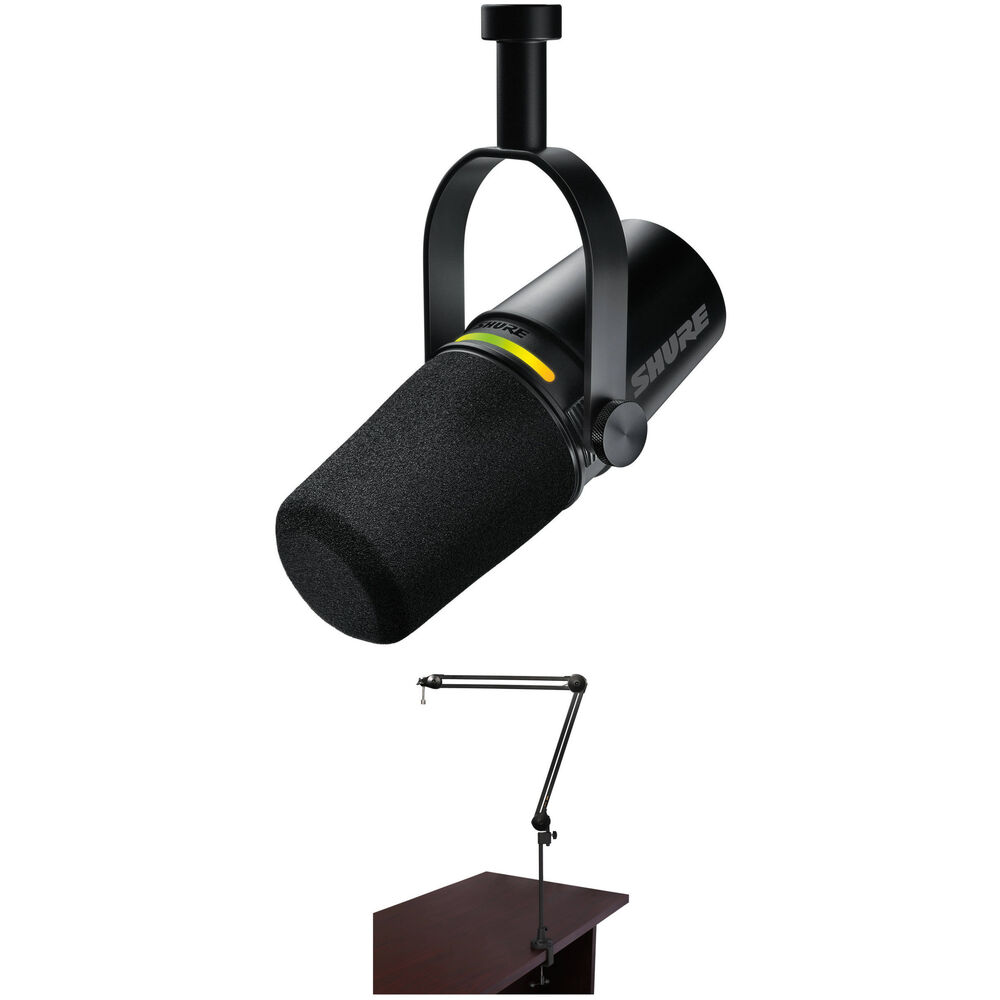 Комплект микрофона Shure MV7+ Podcast XLR/USB с трансляционным держателем (черный)
Комплект микрофона Shure MV7+ Podcast XLR/USB с трансляционным держателем (черный)