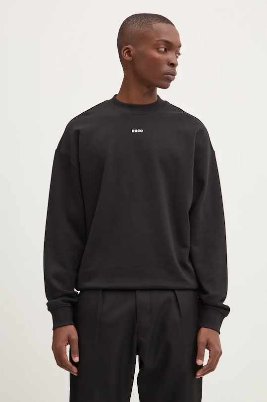 Хлопковая толстовка Hugo, черный
Хлопковая толстовка Hugo, черный