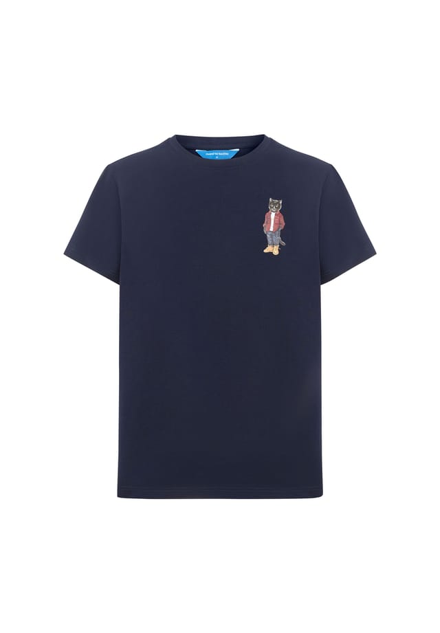 Рубашка деревенская кошка Cat By Manii'Ta Lacitta, синий
Рубашка деревенская кошка Cat By Manii'Ta Lacitta, синий