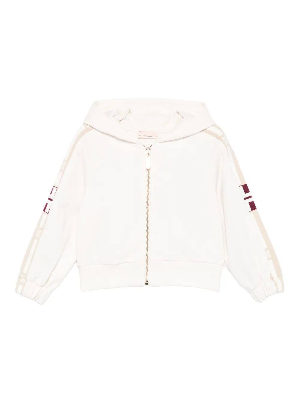 Худи на молнии с полосками Elisabetta Franchi La Mia Bambina, нейтральный
Худи на молнии с полосками Elisabetta Franchi La Mia Bambina, нейтральный