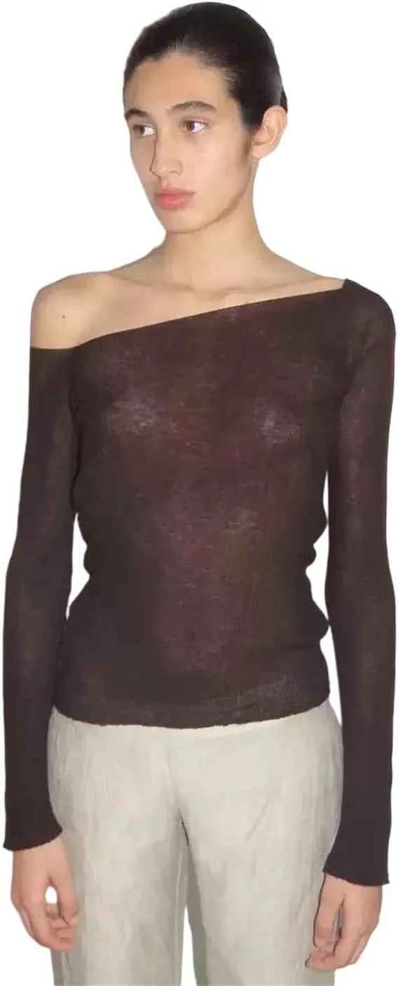 Женский топ с длинными рукавами из шерстяной смеси
Женский топ с длинными рукавами из шерстяной смеси