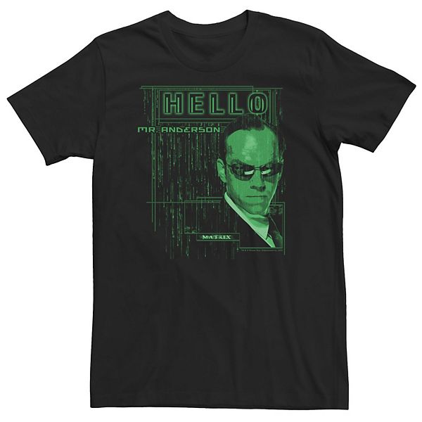 Футболка Big & Tall The Matrix Agent Smith Hello Mr Anderson Code Drop Licensed Character
Футболка Big & Tall The Matrix Agent Smith Hello Mr Anderson Code Drop Licensed Character