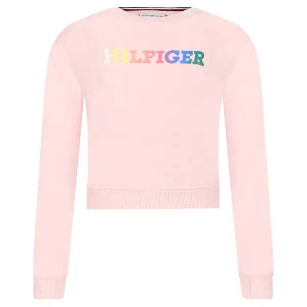 Толстовка свободного кроя-монотипа Tommy Hilfiger, розовый 
Толстовка свободного кроя-монотипа Tommy Hilfiger, розовый