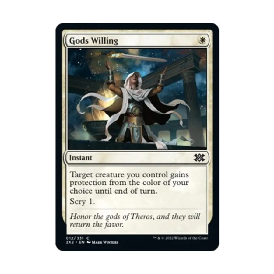 CCG Воля Богов (C) (Фольга), MTG - Double Masters 2022
CCG Воля Богов (C) (Фольга), MTG - Double Masters 2022